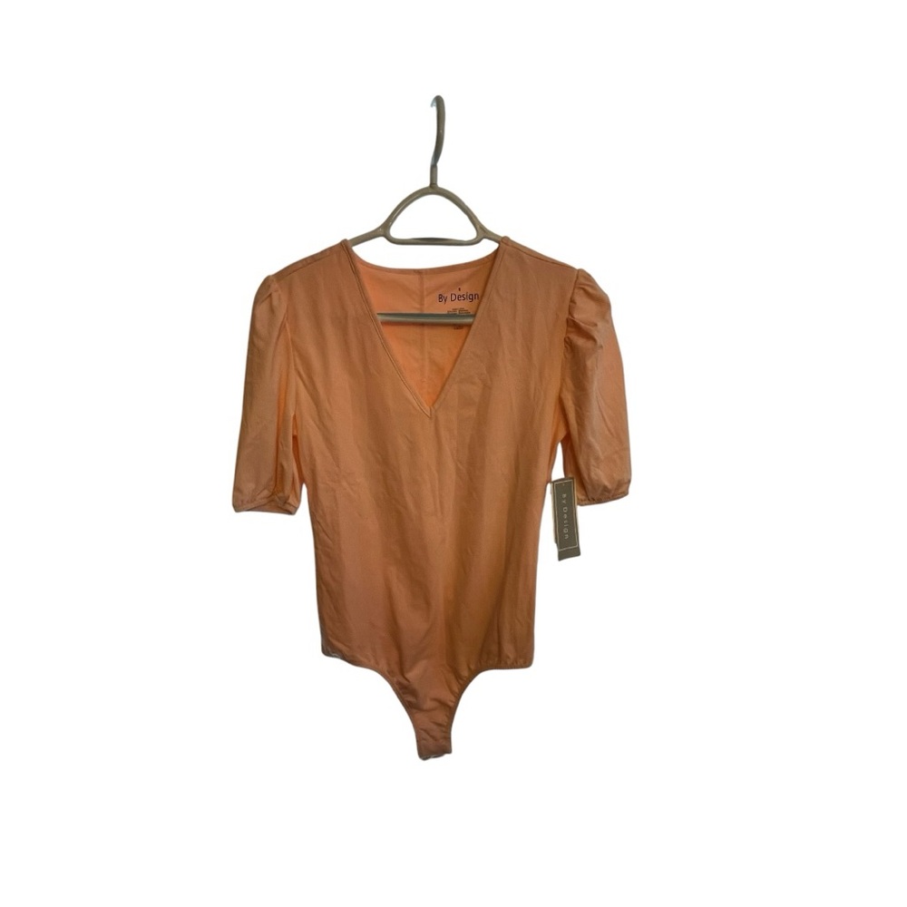 Pink V-Neck Bodysuit